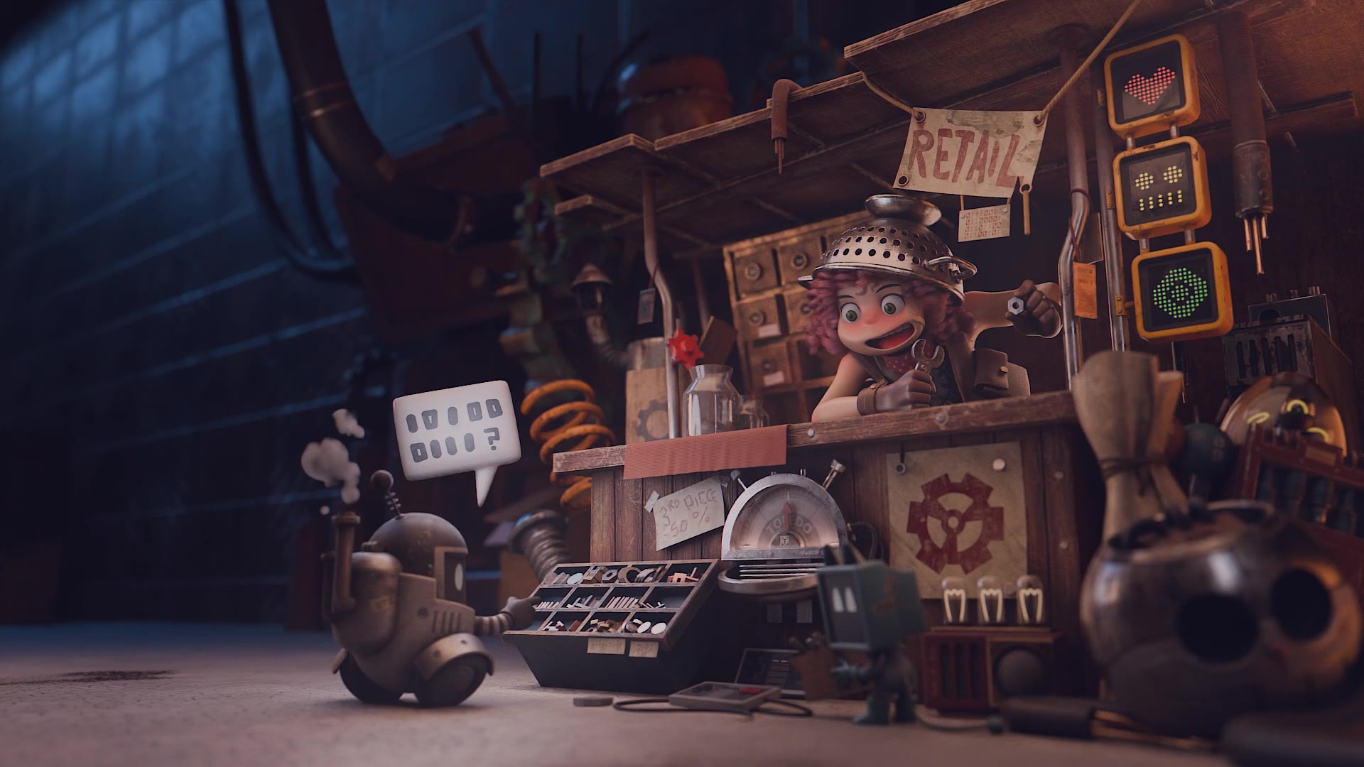 Junk Shop — cinema composition, 2,000 samples